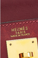 FWRD Renew Hermes Kelly 32 Handbag in Bordeaux, view 5, click to view large image.