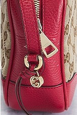FWRD Renew Gucci GG Canvas Shoulder Bag in Beige, view 8, click to view large image.