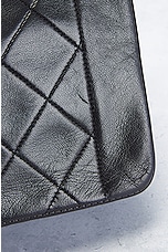 FWRD Renew Chanel Quilted Diana Chain Shoulder Bag in Black, view 9, click to view large image.