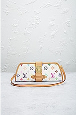FWRD Renew Louis Vuitton Shirley Shoulder Bag in Multi White, view 2, click to view large image.