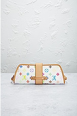 FWRD Renew Louis Vuitton Shirley Shoulder Bag in Multi White, view 3, click to view large image.