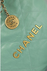 FWRD Renew Chanel Chain Buckle Bag in Mint, view 6, click to view large image.