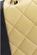 FWRD Renew Chanel Diana Bicolor Lambskin Quilted Shoulder Bag in Beige, view 10, click to view large image.