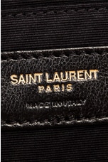 FWRD Renew Saint Laurent Medium Lou Monogramme Bag in Crema Soft, view 6, click to view large image.