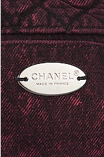 FWRD Renew Chanel Quilted Turnlock Chain Shoulder Bag in Burgundy, view 5, click to view large image.