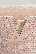 FWRD Renew Louis Vuitton Capucines Handbag in Cream, view 6, click to view large image.