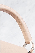 FWRD Renew Louis Vuitton Capucines Handbag in Cream, view 8, click to view large image.