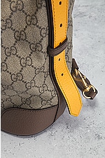 FWRD Renew Gucci GG Supreme Bucket Bag in Taupe, view 9, click to view large image.