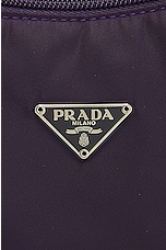 FWRD Renew ESG Luxury Prada Mini Hobo Bag in Purple, view 6, click to view large image.