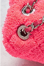FWRD Renew Chanel Quilted Terry Chain Shoulder Bag in Fuchsia, view 8, click to view large image.