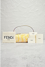 FWRD Renew Fendi Coated Canvas Shoulder Bag in Yellow, view 10, click to view large image.
