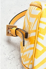 FWRD Renew Fendi Coated Canvas Shoulder Bag in Yellow, view 9, click to view large image.
