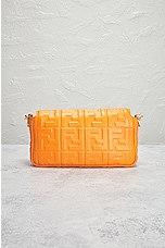 FWRD Renew Fendi Mama Baguette Shoulder Bag in Yellow, view 3, click to view large image.