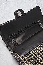 FWRD Renew Chanel Tweed Turnlock Chain Shoulder Bag in Black, view 7, click to view large image.