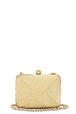 FWRD Renew Chanel Raffia Chain Shoulder Bag in Beige, view 1, click to view large image.