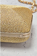 FWRD Renew Chanel Raffia Chain Shoulder Bag in Beige, view 8, click to view large image.