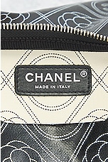 FWRD Renew Chanel Chain Bowling Bag in Navy, view 5, click to view large image.