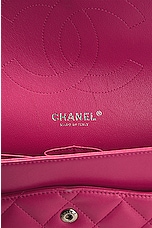 FWRD Renew Chanel Deca Quilted 30 Lambskin Flap Chain Shoulder Bag in Pink, view 5, click to view large image.