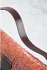 FWRD Renew Fendi Sequin Baguette Shoulder Bag in Pink, view 9, click to view large image.