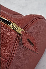 FWRD Renew Hermes Mademoiselle Leather Handbag in Brown, view 7, click to view large image.