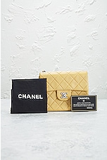 FWRD Renew Chanel Quilted Lambskin Turnlock Chain Shoulder Bag in Beige, view 10, click to view large image.