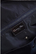 FWRD Renew Dior Denim Bowler Saddle Bag in Blue, view 5, click to view large image.