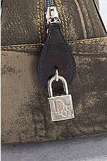 FWRD Renew Dior Denim Bowler Saddle Bag in Blue, view 7, click to view large image.