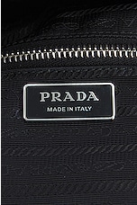 FWRD Renew Prada Sequin Flap Shoulder Bag in Black, view 5, click to view large image.