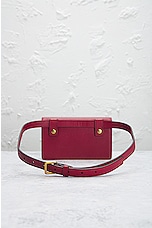 FWRD Renew Dior Saddle Waist Bag in Red, view 3, click to view large image.