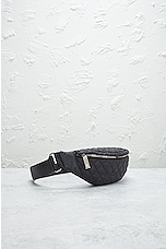 FWRD Renew Chanel Quilted Waist Bag in Black, view 4, click to view large image.