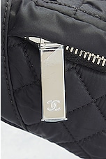 FWRD Renew Chanel Quilted Waist Bag in Black, view 6, click to view large image.