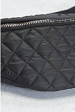 FWRD Renew Chanel Quilted Waist Bag in Black, view 8, click to view large image.