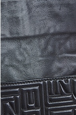 FWRD Renew Fendi Patent Leather Baguette Shoulder Bag in Black, view 7, click to view large image.