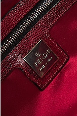 FWRD Renew Fendi Beaded Baguette Shoulder Bag in Multi Black, view 5, click to view large image.