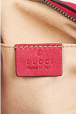 FWRD Renew Gucci GG Marmont Quilted Belt Bag in Red, view 5, click to view large image.
