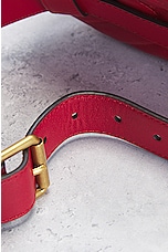 FWRD Renew Gucci GG Marmont Quilted Belt Bag in Red, view 7, click to view large image.