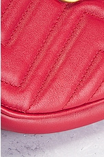 FWRD Renew Gucci GG Marmont Quilted Belt Bag in Red, view 8, click to view large image.