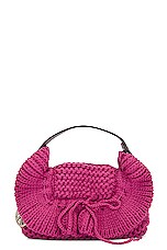 FWRD Renew Fendi Knit Handbag in Pink | FWRD
