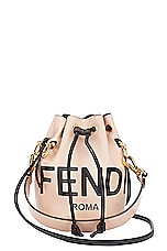 FWRD Renew Fendi Mon Tresor Bucket Bag in Beige, view 1, click to view large image.