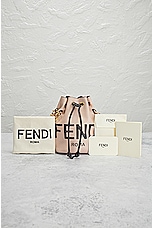 FWRD Renew Fendi Mon Tresor Bucket Bag in Beige, view 10, click to view large image.