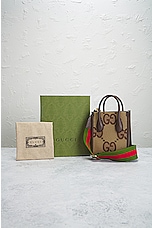 FWRD Renew Gucci GG Jumbo 2 Way Handbag in Brown, view 10, click to view large image.