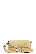 FWRD Renew Fendi Mama Baguette Shoulder Bag in Beige, view 1, click to view large image.