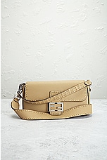 FWRD Renew Fendi Mama Baguette Shoulder Bag in Beige, view 2, click to view large image.