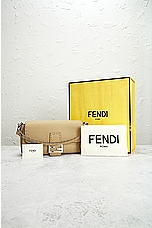 FWRD Renew Fendi Mama Baguette Shoulder Bag in Beige, view 9, click to view large image.