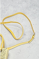 FWRD Renew Prada Rhinestone 2 Way Handbag in Yellow, view 7, click to view large image.