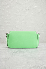 FWRD Renew Fendi Mama Baguette Shoulder Bag in Green, view 3, click to view large image.