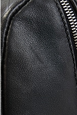 FWRD Renew Chanel Lambskin Boston Bag in Black, view 10, click to view large image.