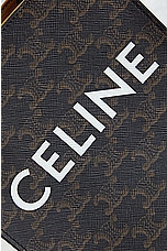 FWRD Renew Celine Vertical 2 Way Shoulder Bag in Dark Brown, view 5, click to view large image.