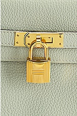 FWRD Renew Hermes Kelly 25 Togo Handbag in Gris Neve, view 6, click to view large image.