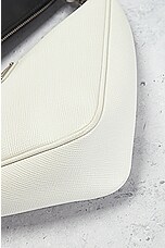 FWRD Renew Prada 2 Way Shoulder Bag in White & Black, view 10, click to view large image.
